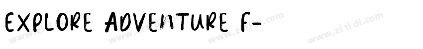 Explore Adventure F字体转换